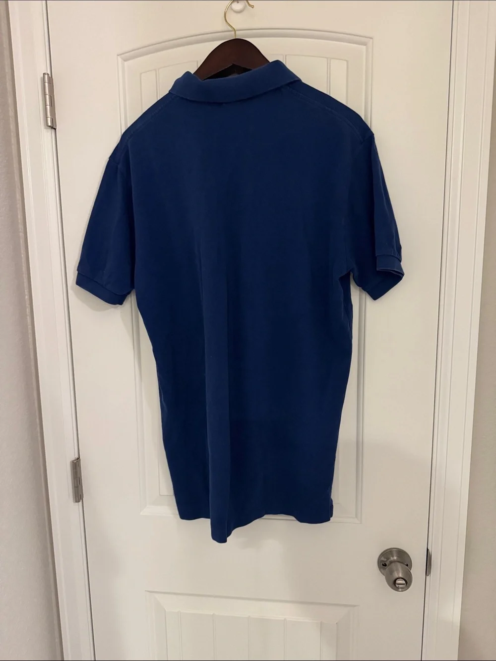 Ralph Lauren Navy Blue Polo with White Pony Logo